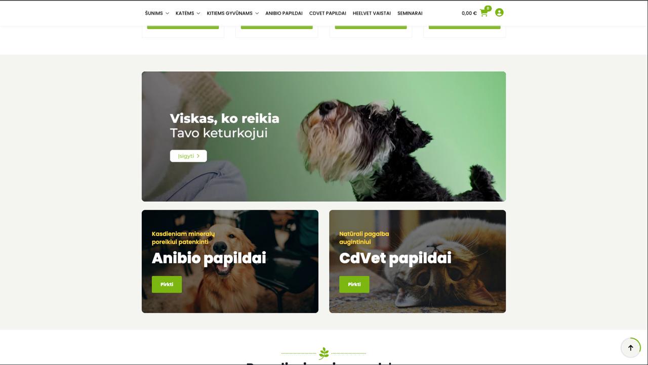 BioVet product catalog