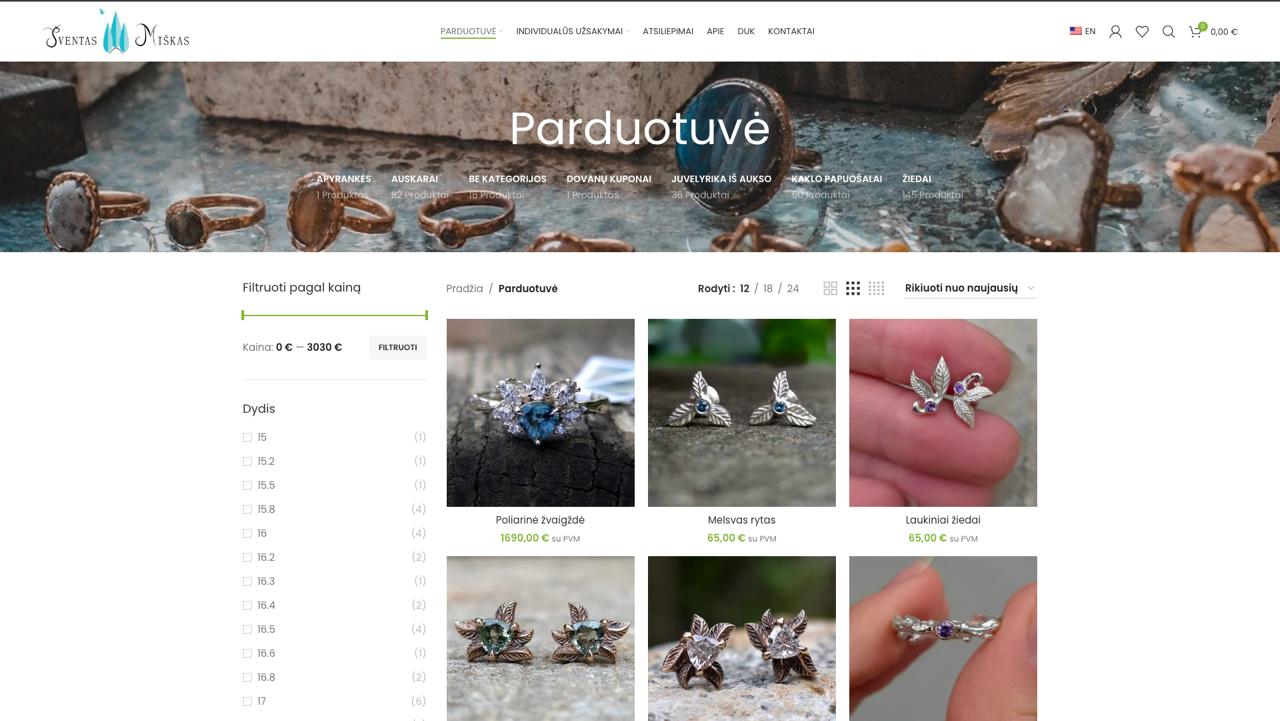 Šventas Miškas product page